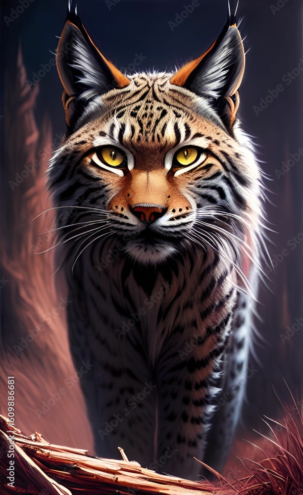 Obraz premium lynx 