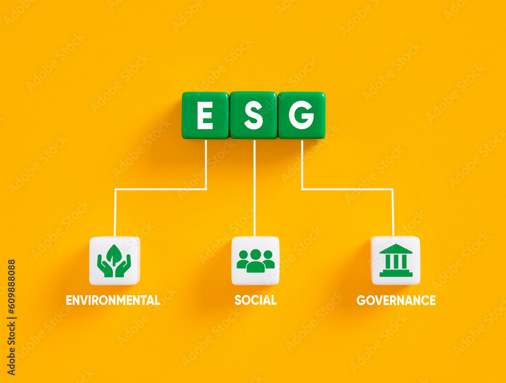 Environmental Social Governance ESG concept.