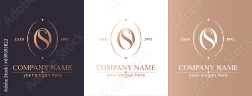 OS logo or SO monogram. OS letter logo template elements. personal monogram. Vector elegant logo.