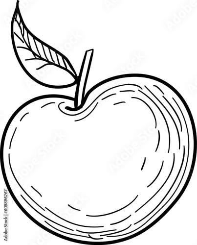Apple ink sketch.