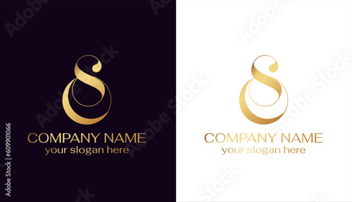 OS logo or SO monogram. OS letter logo template elements. personal monogram. Vector elegant logo.