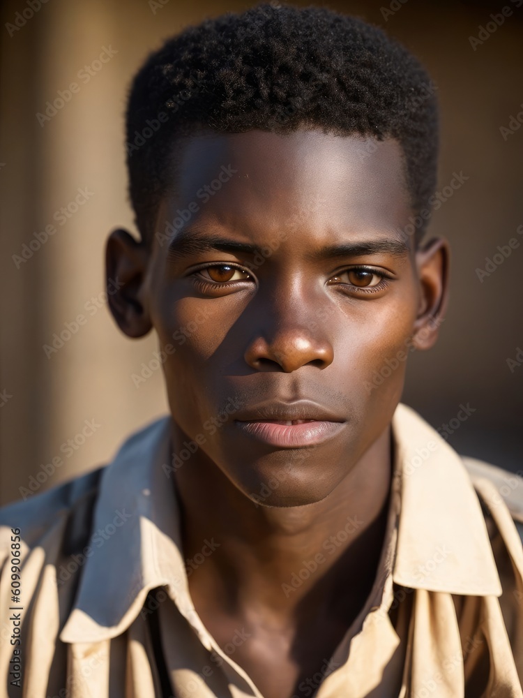 A portrait of an african man volume three, created with generative ai, ki A portrait of an african man volume three, created with generative ai, ki