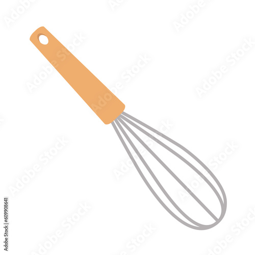 Dishes. Whisk for mixing.