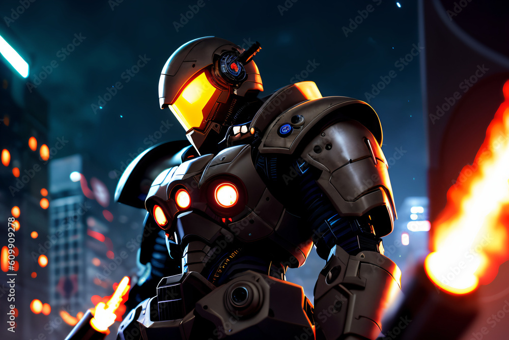 The strongest robot that is ready to crush anything in its path With Generative AI The strongest robot that is ready to crush anything in its path With Generative AI