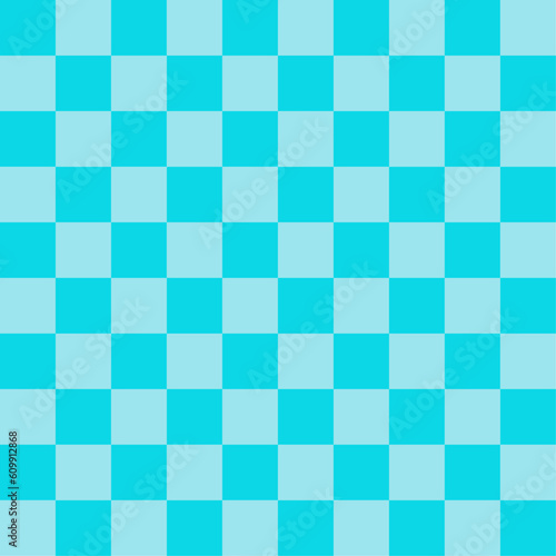cyan checkered board repeatable background pattern