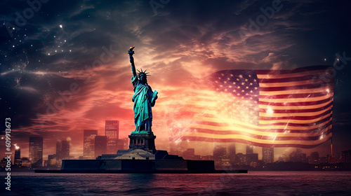 American Independence Day, wallpaper background © John_Doo78