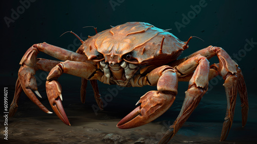 Big crab close-up