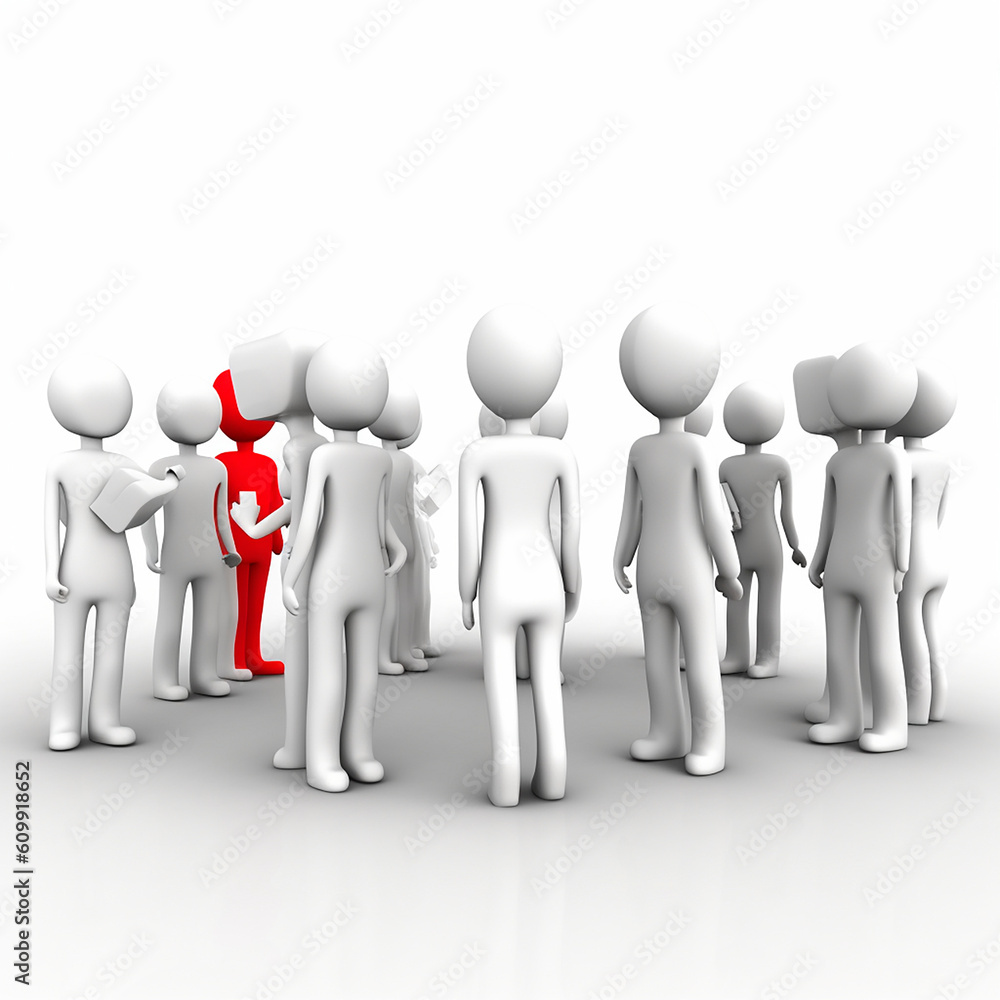 group team of people social network concept created with Generative Ai technology group team of people social network concept created with Generative Ai technology