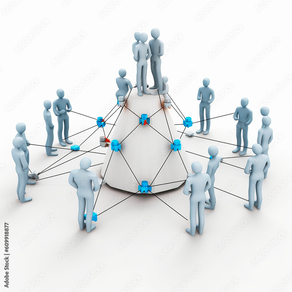 group team of people social network concept created with Generative Ai technology group team of people social network concept created with Generative Ai technology
