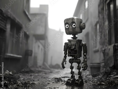 Roboter in einer finsteren Zukunft