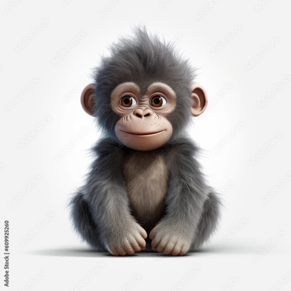 Cute 3D Ape Cute 3D Ape