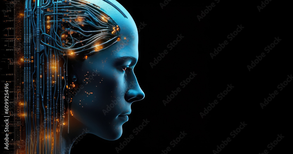 man of the future with brain implants, additional opportunities for the brain, expansion of consciousness. man of the future with brain implants, additional opportunities for the brain, expansion of consciousness.