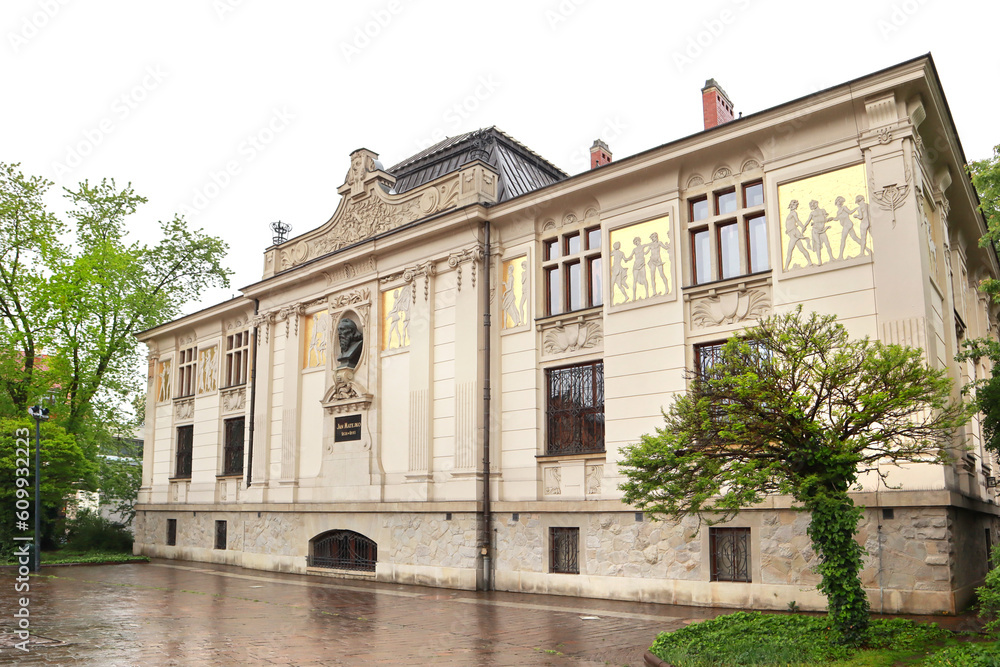 Society of Friends of Fine Arts or Art Palace in Krakow, Poland