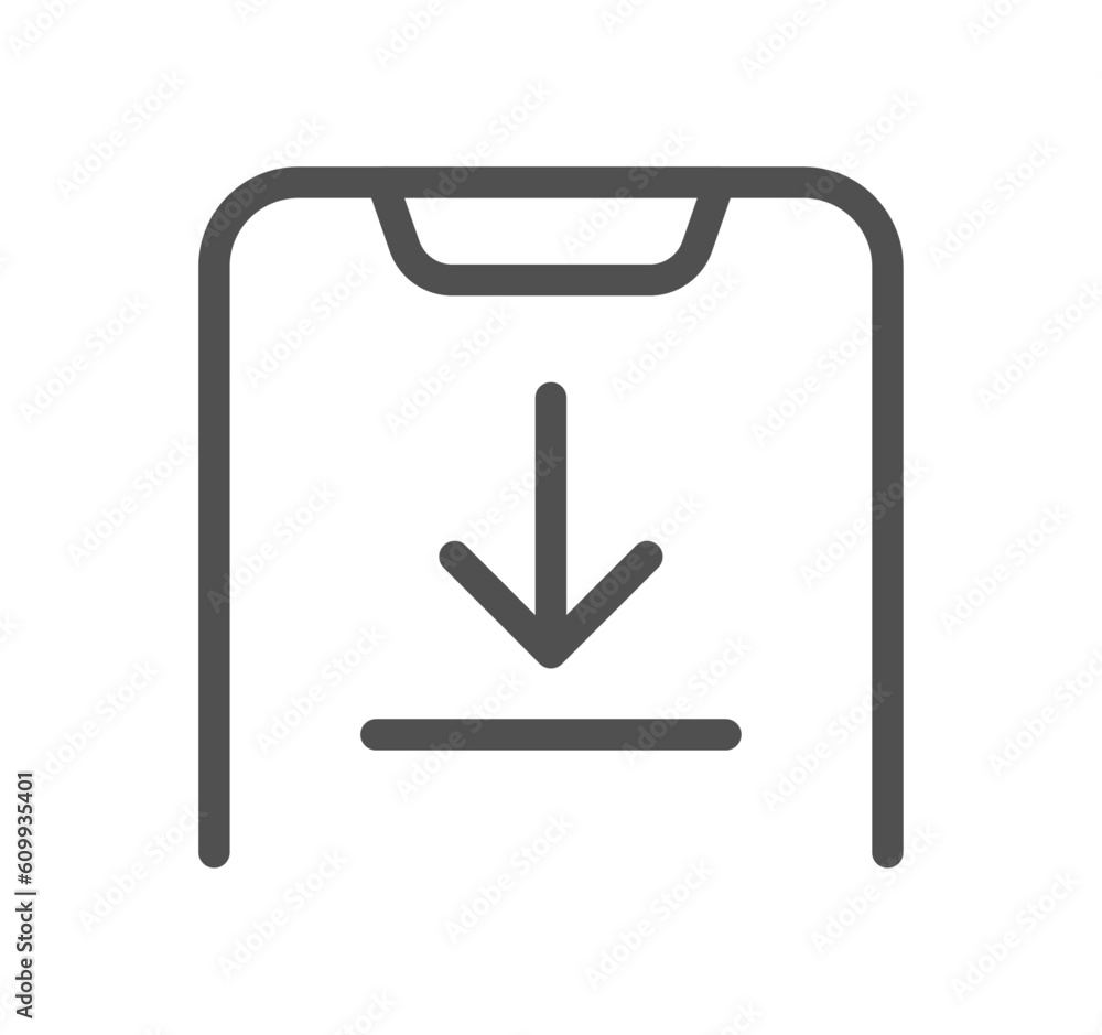 Office related icon outline and linear vector. Office related icon outline and linear vector.