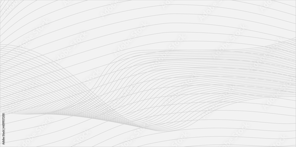 Gray and white abstract background with flowing particles. Digital future technology concept. Abstract white paper wave background and abstract gradient and white wave curve lines. Gray and white abstract background with flowing particles. Digital future technology concept. Abstract white paper wave background and abstract gradient and white wave curve lines.