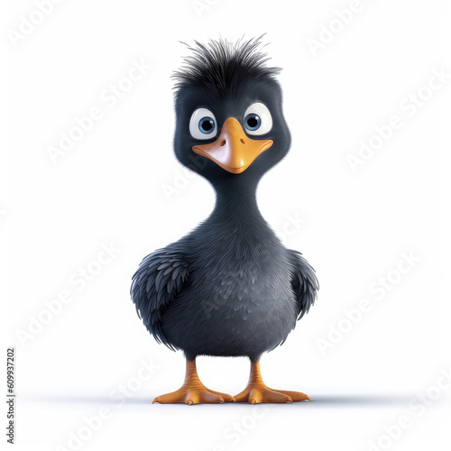 Cute 3D Coot