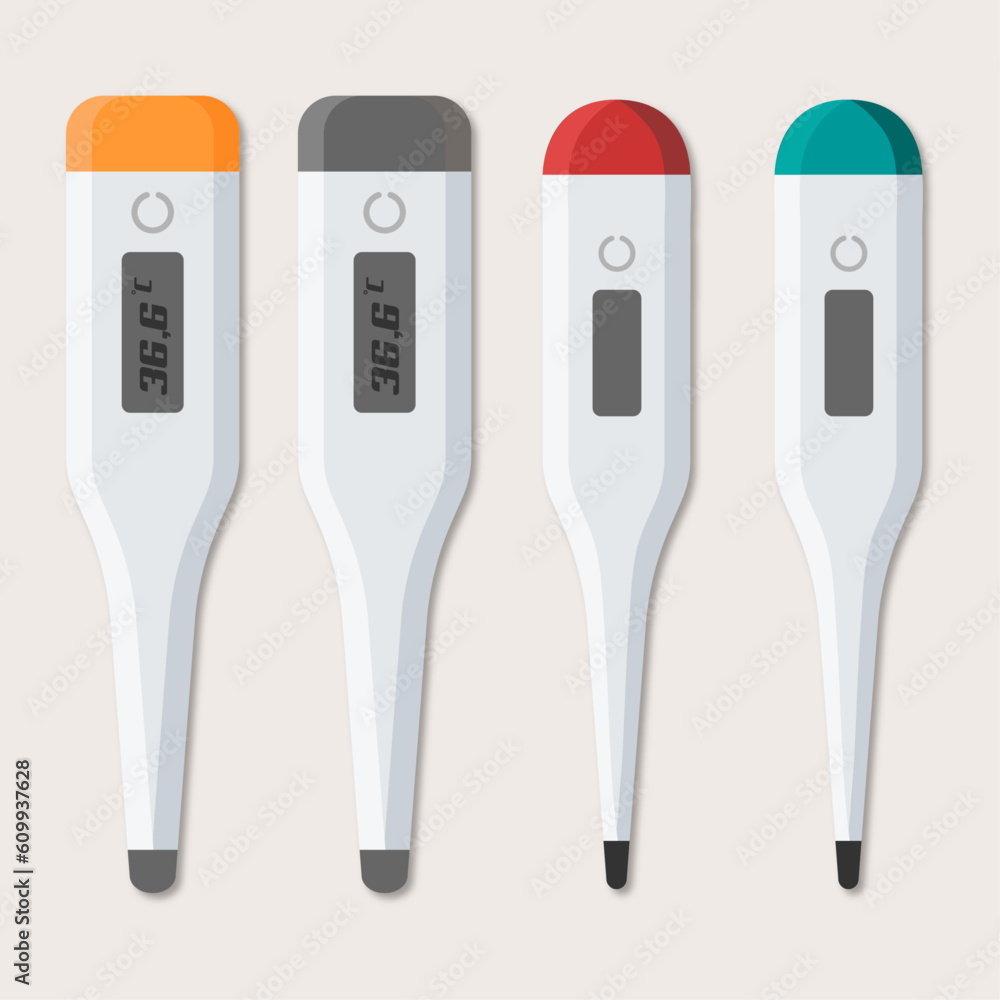 Body electronic medical thermometers set Body electronic medical thermometers set