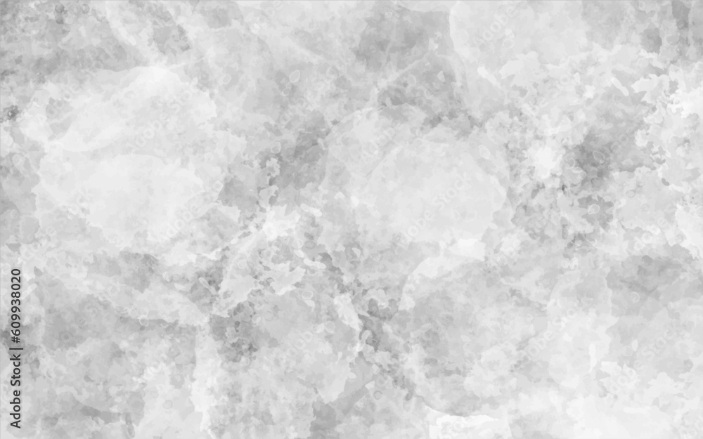Naklejka premium watercolor white marble texture, concrete wall white color for the background. Silver ink and watercolor splash ombre effect white concrete textures marble.