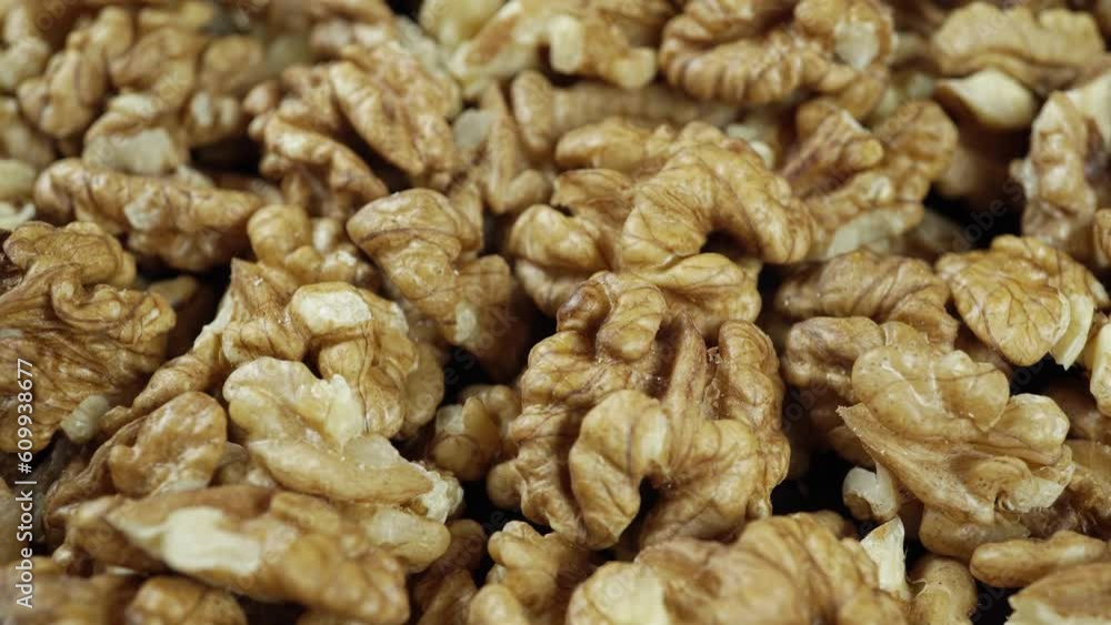 Rotating Varieties Nuts Top View Closeup. Rotating Varieties Nuts Top View Closeup.