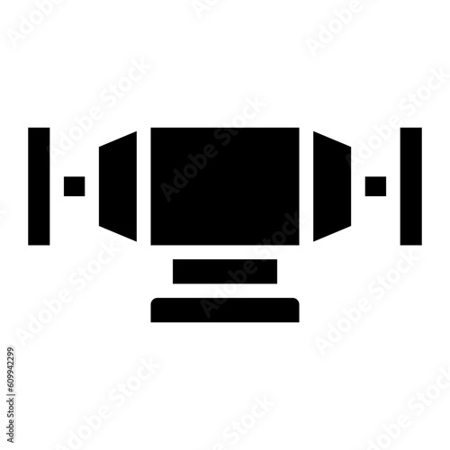car engine glyph 