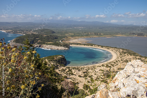 Blick auf die Ochsenbauchbucht in Griechenland