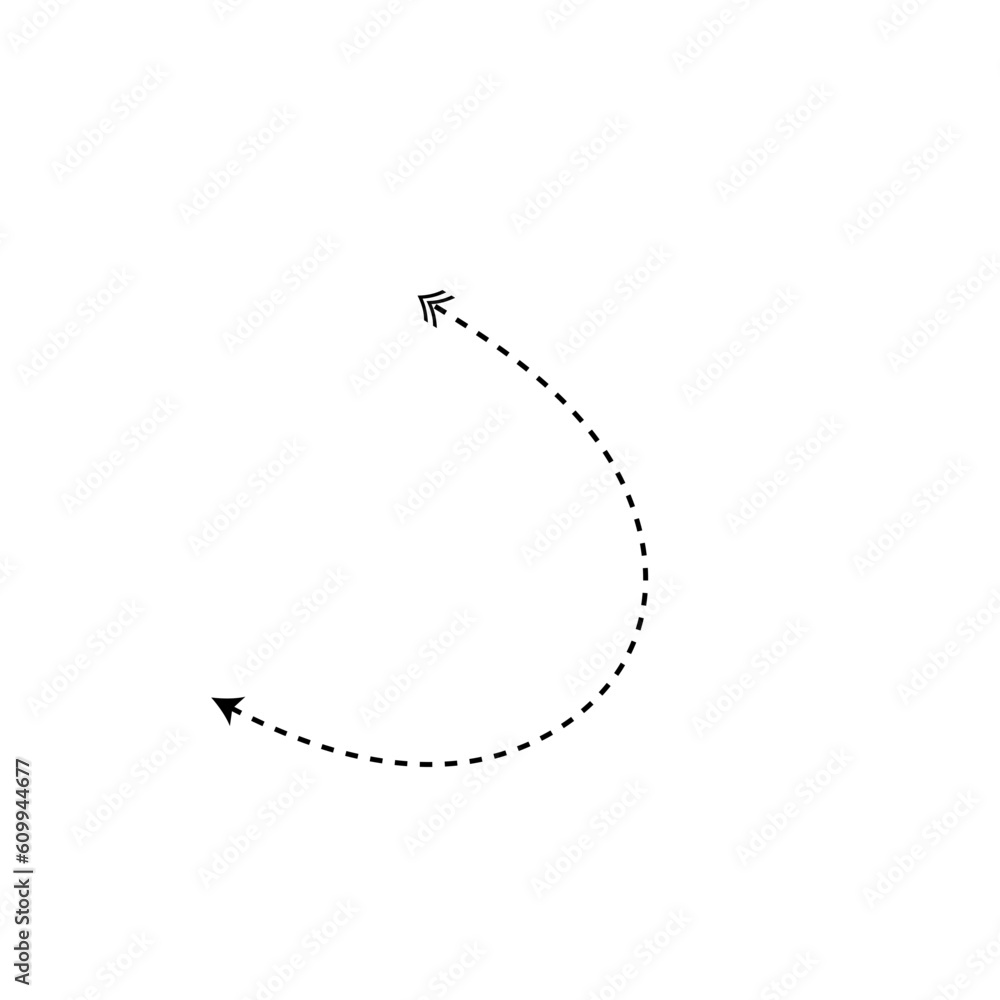 Arrow Dashed Line Arrow Dashed Line