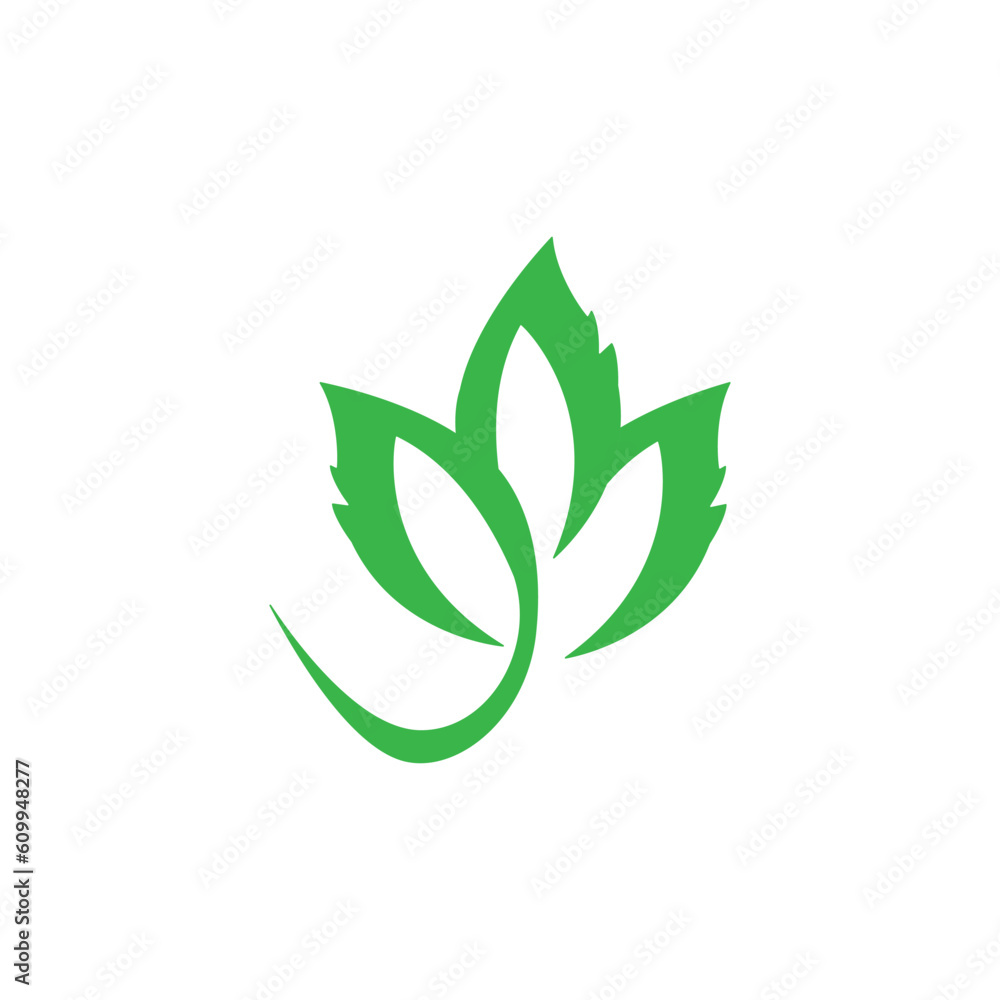Leaf logo icon Leaf logo icon