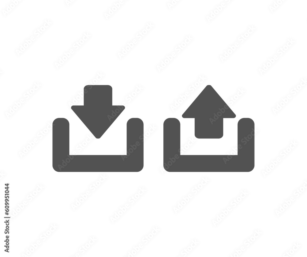 Download and upload icons. Button with arrow up and down icon design. Set download icons vector design and illustration.
Download and upload icons. Button with arrow up and down icon design. Set download icons vector design and illustration.