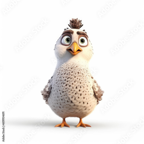 Cute 3D Grouse