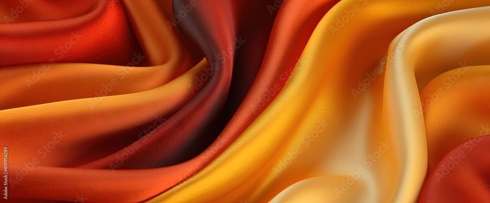 Fototapeta premium Abstract background with waves. AI generated art illustration.