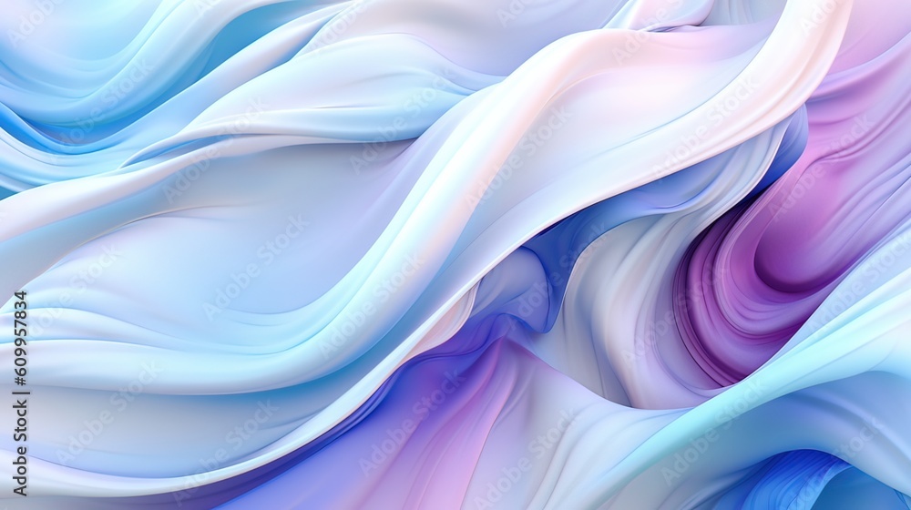 Obraz premium Silk fabric background. AI generated art illustration.