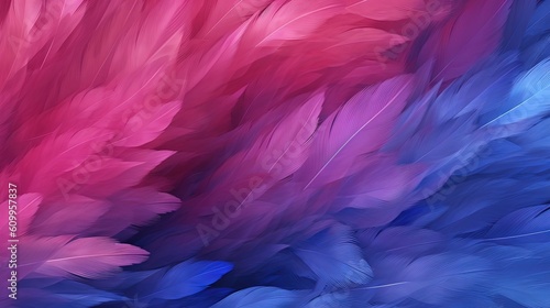 Purple flower. AI generated art illustration.