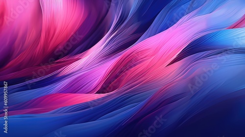 Purple flower. AI generated art illustration.