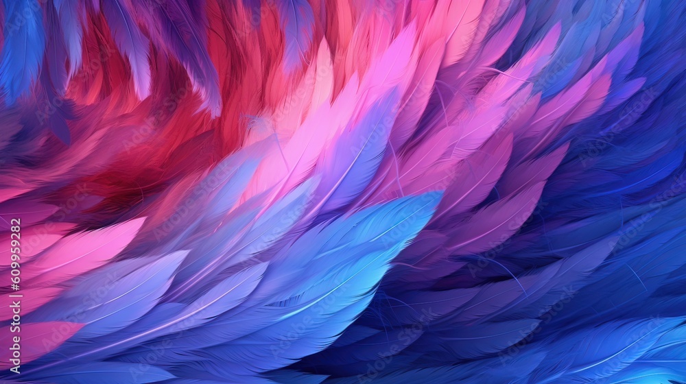 Abstract colorful background with space. AI generated art illustration.
