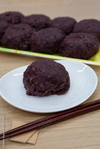 日本の伝統的なお菓子「おはぎ」