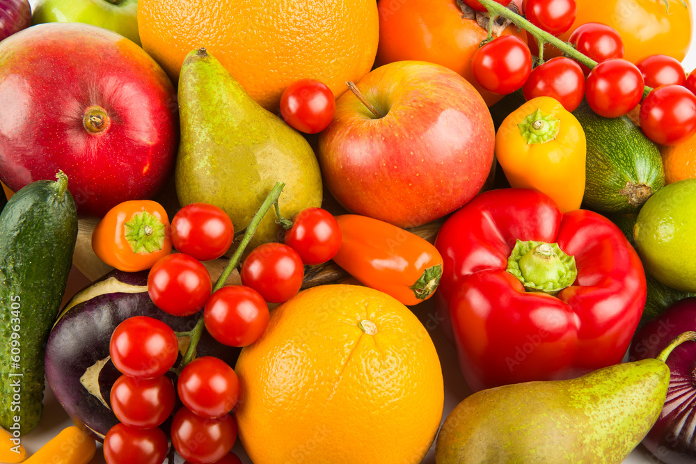 Beautiful background of vegetable and fruit. Beautiful background of vegetable and fruit.