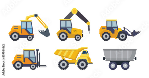 Coal mine production. Professional equipment mining industry transport.