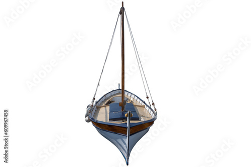 Small fishing boat with transparent background  © Gregory