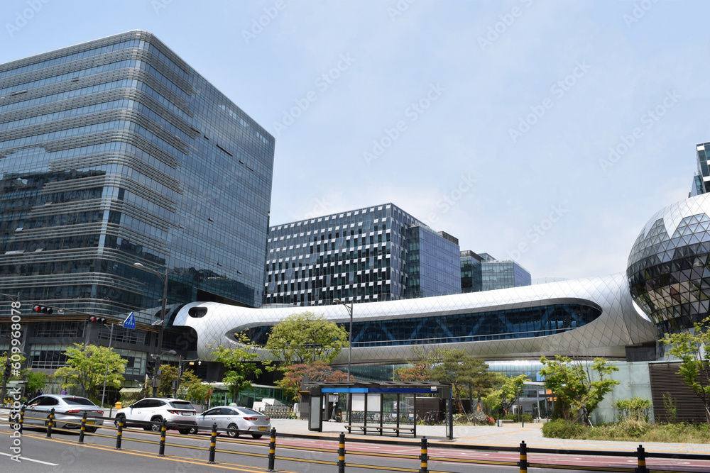 Cityscape of Pangyo, Bundang-gu, Seongnam City, Gyeonggi Province, South Korea Cityscape of Pangyo, Bundang-gu, Seongnam City, Gyeonggi Province, South Korea