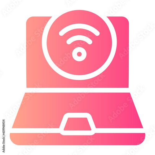 laptop gradient icon