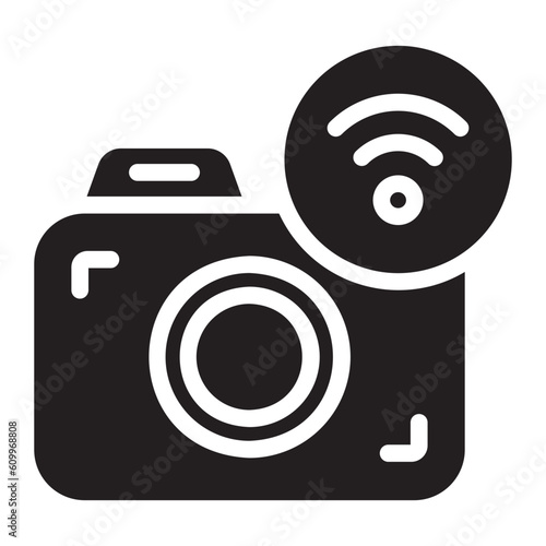 camera glyph icon