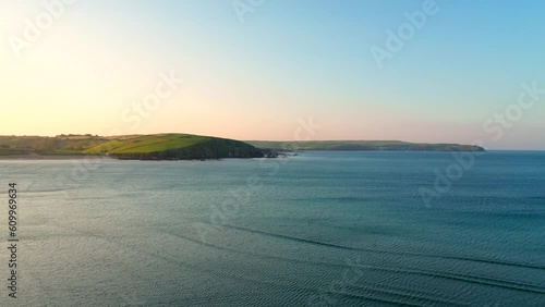 Beautiful sunrise over Bigbury, Bantham and South Devon Coast 