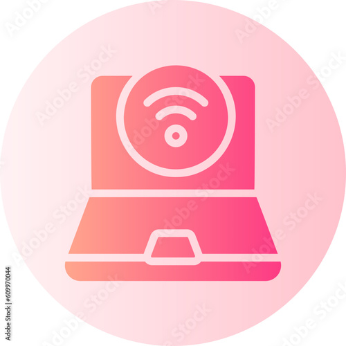 laptop gradient icon