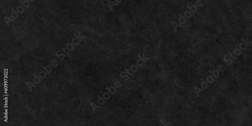 Chalkboard background Rough marble rock dark black sand wall texture material, Stone black texture background. Dark cement, concrete grunge. 