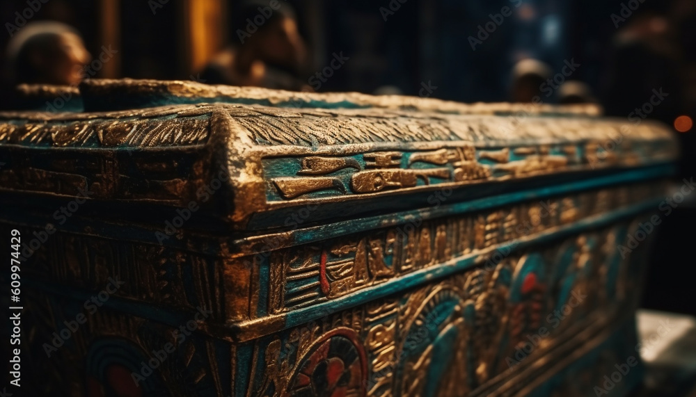 Ornate ancient altar sculpture, symbol of spirituality and indigenous culture generated by AI Ornate ancient altar sculpture, symbol of spirituality and indigenous culture generated by AI