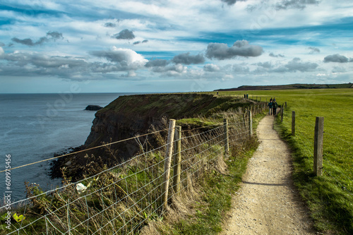 Paseo de senderismo en la costa Este de Inglaterra photo