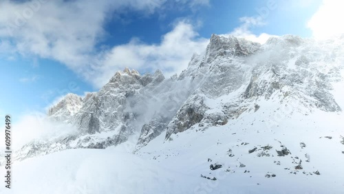 Snowy Mountain Timelapse