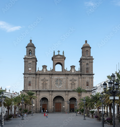 Panoramic detail of the great cathedral of the Canary Islands