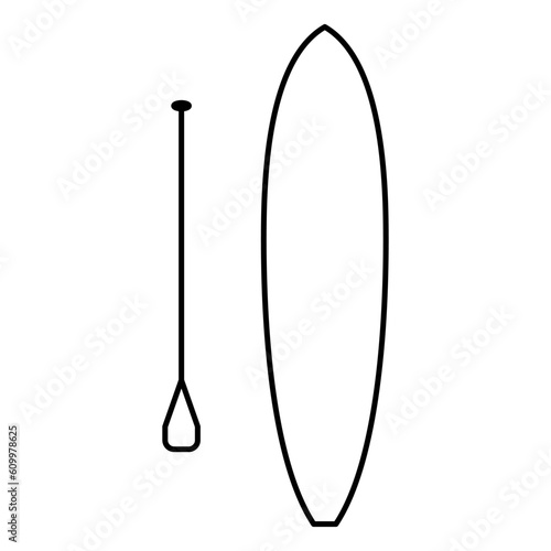 Surfboard Icon For Logos And More