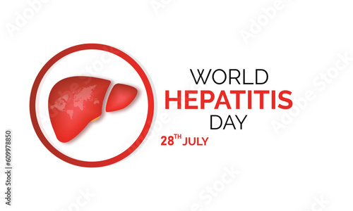 Vector illustration,banner or poster of world hepatitis day. background template use for card vector design .